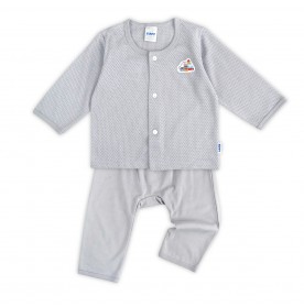 FIFFY I LOVE MY FAMILY LONG VEST SUIT (4125011)