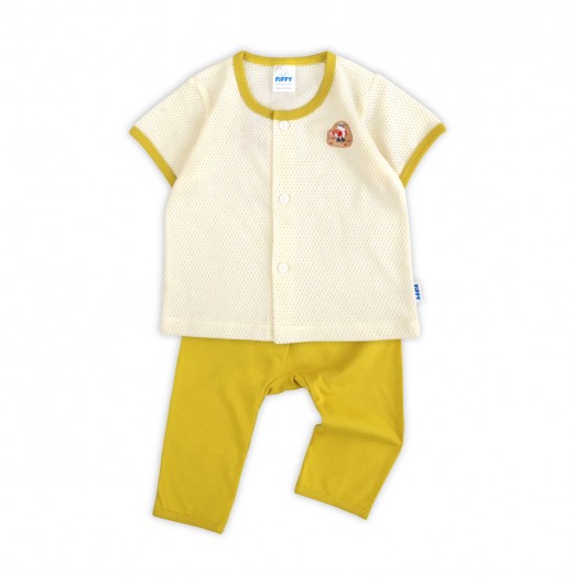 FIFFY SPLISH SPLASH SHORT SLEEVE VEST + LONG PANT SUIT (4125014)