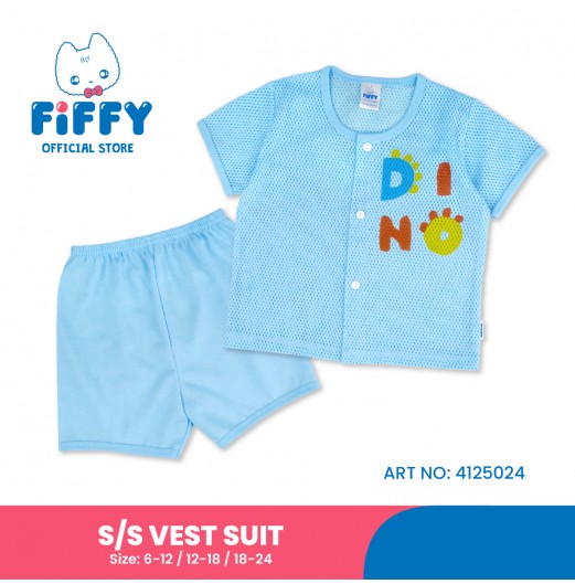 FIFFY DINO SHORT SLEEVE VEST (4125024)