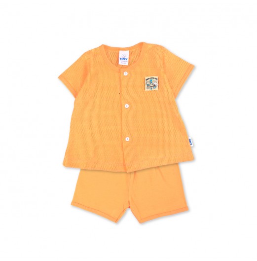 FIFFY MAKE SOME FUN BAJU BAYI SHORT SLEEVE VEST SUIT (4125025)