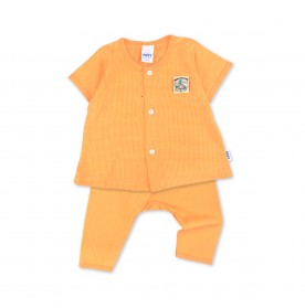 FIFFY MAKE SOME FUN BAJU BAYI SHORT SLEEVE VEST + LONG PANT SUIT (4125026)