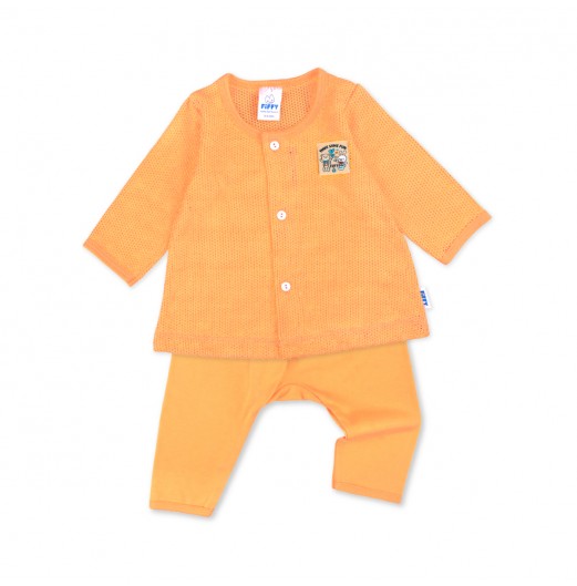 FIFFY MAKE SOME FUN BAJU BAYI LONG SLEEVE VEST SUIT (4125027)