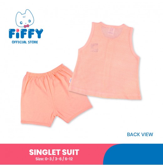 FIFFY MAKE SOME FUN BAJU BAYI SINGLET SUIT (4125028)