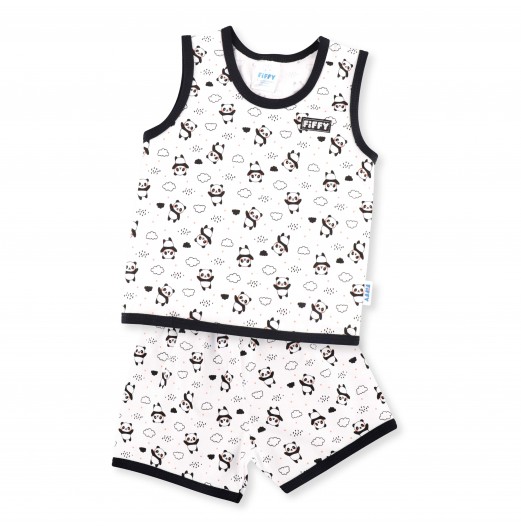 FIFFY SAY HI TO PANDA TANK TOP SUIT