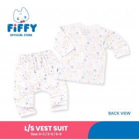 FIFFY OUTER SPACE LONG SLEEVE VEST SUIT