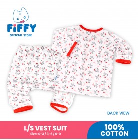 FIFFY LOVELY HEDGEDOG LONG SLEEVE VEST SUIT