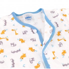 FIFFY ANIMAL TOGETHER SHORT SLEEVE VEST+ LONG PANT SUIT