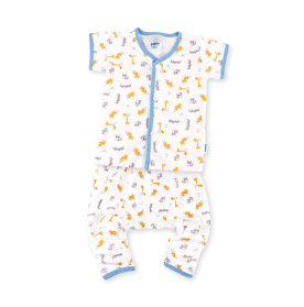 FIFFY ANIMAL TOGETHER SHORT SLEEVE VEST+ LONG PANT SUIT