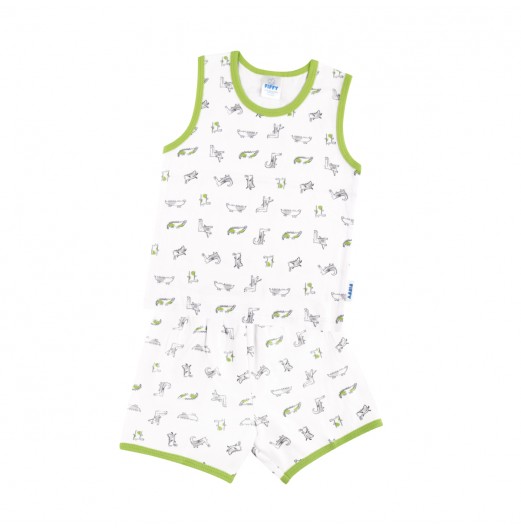 FIFFY CROCOSAUR TANK TOP SUIT