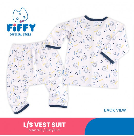 FIFFY COSMIC CUDDLES LONG SLEEVE VEST SUIT