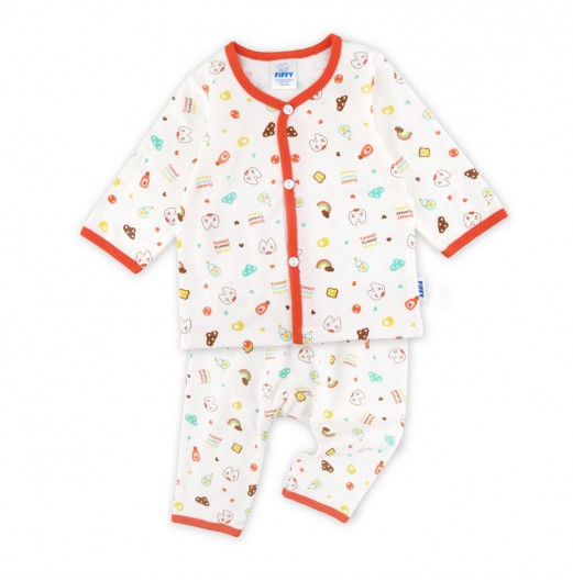 FIFFY SUNNY BITES LONG SLEEVE VEST SUIT (4224005)
