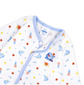 FIFFY BAJU BAYI OCEAN LOVER LONG SLEEVE VEST SUIT (4225002)