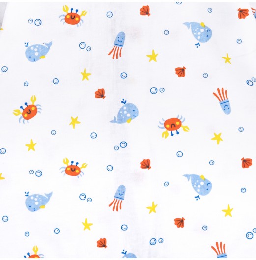 FIFFY BAJU BAYI OCEAN LOVER LONG SLEEVE VEST SUIT (4225002)