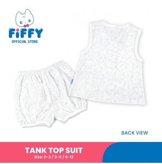 FIFFY SOFT LEAF BAJU BAYI TANK TOP SUIT (4225006)