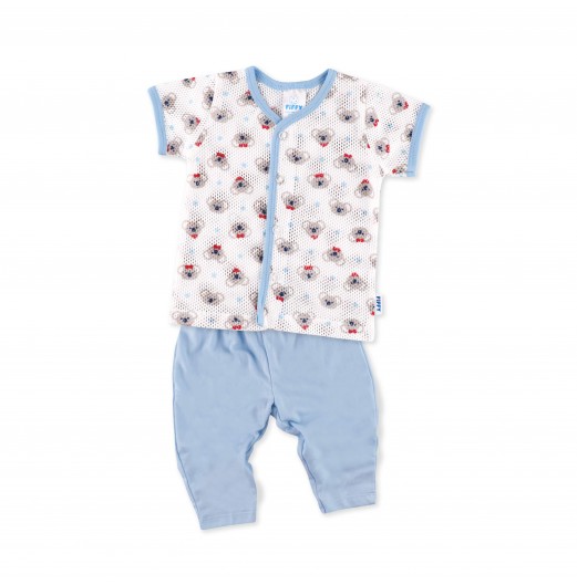 FIFFY ADORABLE KOALA SHORT SLEEVE VEST+ LONG PANT SUIT