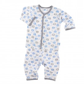 FIFFY ADORABLE ELEPHANT LONG SLEEVE VEST SUIT
