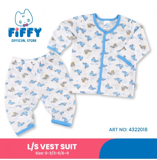 FIFFY WHALE KING LONG SLEEVE VEST SUIT