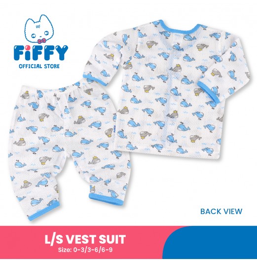 FIFFY WHALE KING LONG SLEEVE VEST SUIT