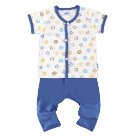 FIFFY JUNGLE KING SHORT SLEEVE VEST + LONG PANT SUIT