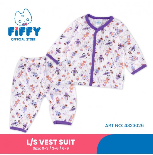 FIFFY ROBOT GATHERING LONG SLEEVE VEST SUIT