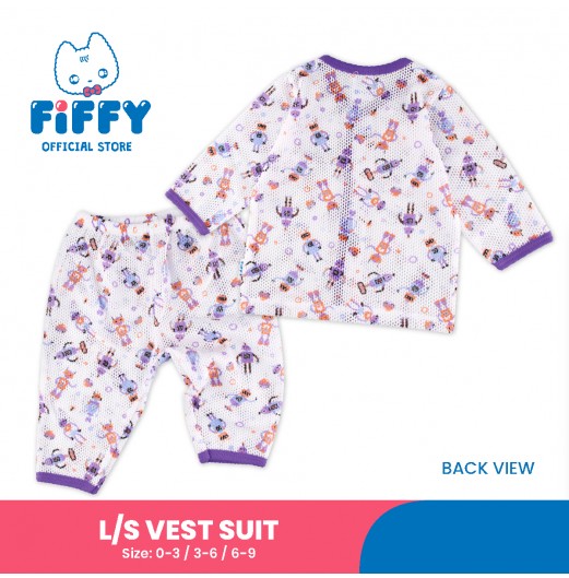 FIFFY ROBOT GATHERING LONG SLEEVE VEST SUIT