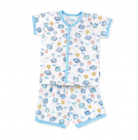 FIFFY ELEPHANT WITH BALLOONS SHORT SLEEVE VEST SUIT