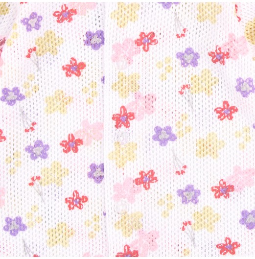 FIFFY TINY BLOOMS SHORT SLEEVE + LONG PANT SUIT