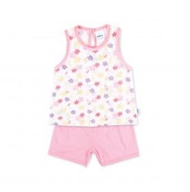 FIFFY TINY BLOOMS TANK TOP SUIT