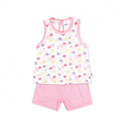 FIFFY TINY BLOOMS TANK TOP SUIT