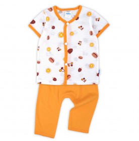 FIFFY BAJU BAYI SWEET ORCHARD SHORT SLEEVE + LONG PANT SUIT (4325004)