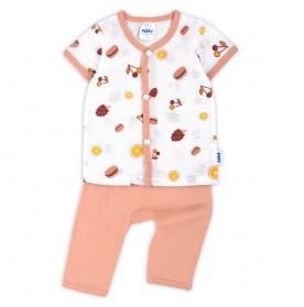 FIFFY BAJU BAYI SWEET ORCHARD SHORT SLEEVE + LONG PANT SUIT (4325004)