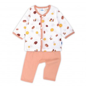 FIFFY BAJU BAYI SWEET ORCHARD LONG SLEEVE VEST + LONG PANT SUIT (4325005)