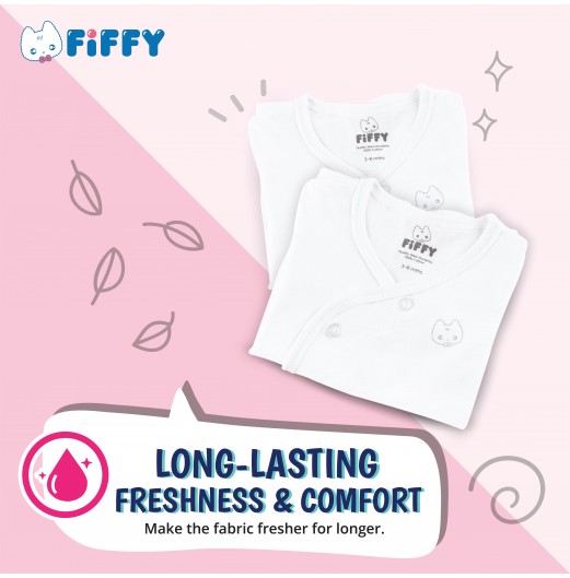 FIFFY ANTIBACTERIAL PREMATURE LONG SLEEVE VEST + LEGGY SUIT