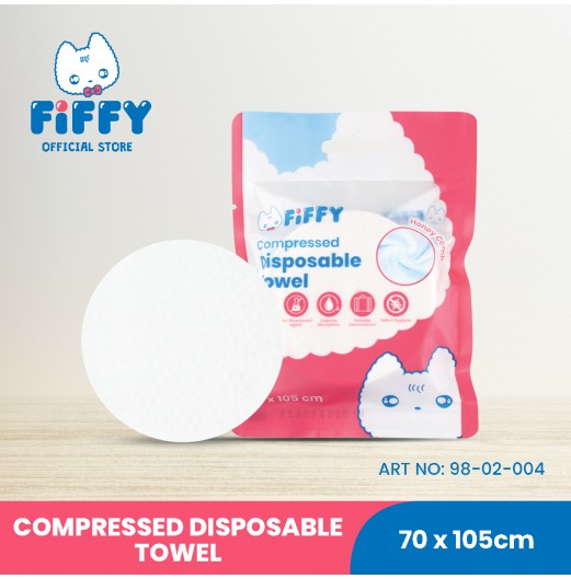 FIFFY COMPRESSED DISPOSABLE TOWEL