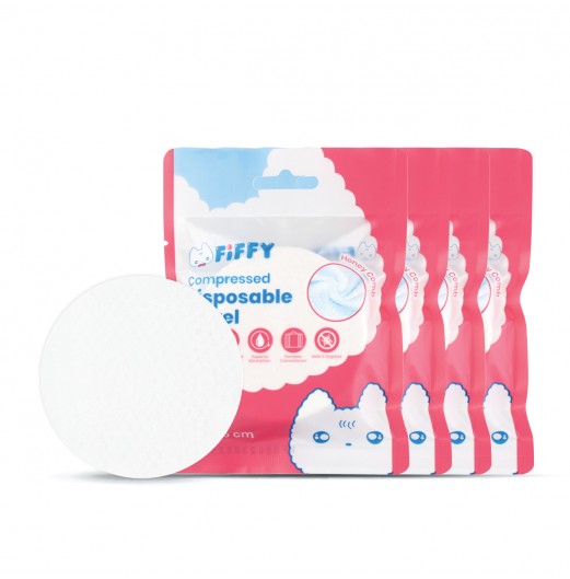 FIFFY COMPRESSED DISPOSABLE TOWEL