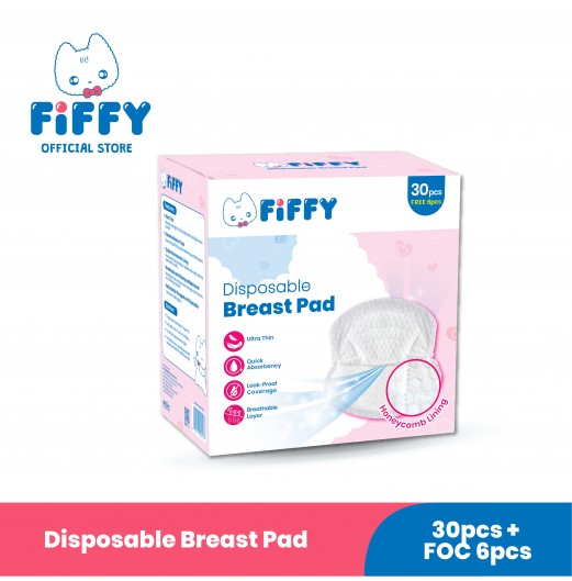 FIFFY ULTRA THIN HONEYCOMB DISPOSABLE BREASTPAD (98-026)