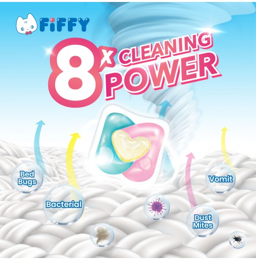 FIFFY LAUNDRY PODS ANTI-DUST MITES 28PCS (98-03-001)