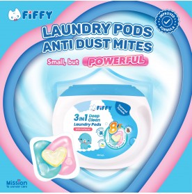 FIFFY LAUNDRY PODS ANTI-DUST MITES 28PCS (98-03-001)