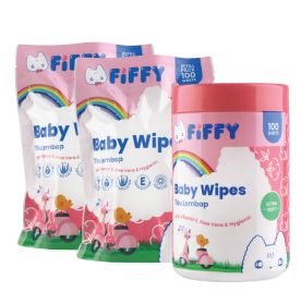 FIFFY ULTRA SOFT WIPES COMBO PACK (1 CAN+ 2 REFILL PACK) 98-032