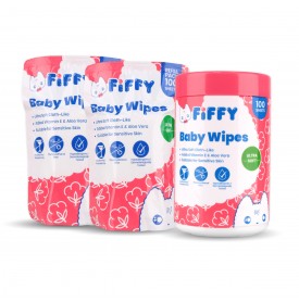 FIFFY ULTRA SOFT WIPES COMBO PACK (1 CAN+ 2 REFILL PACK) 98-032