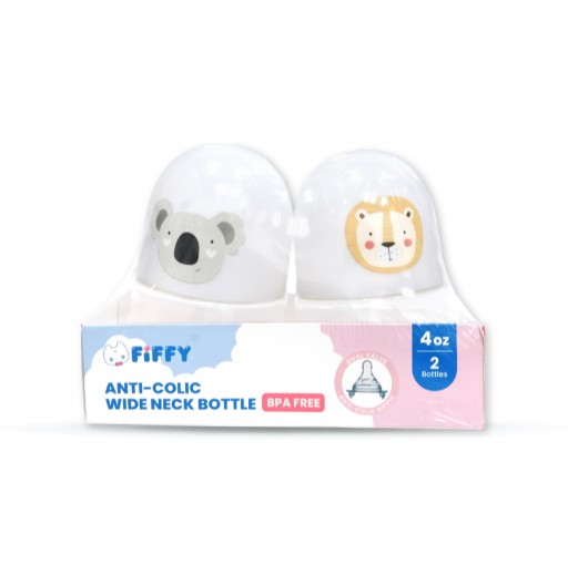 FIFFY BOTOL SUSU BAYI PP WIDE NECK BOTTLE 125ML (98-05-001)