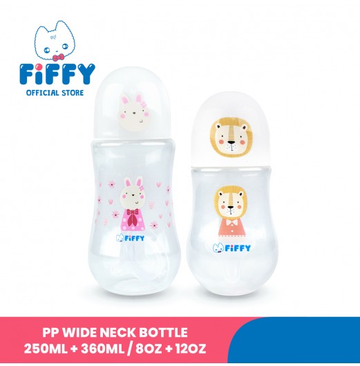 FIFFY PP WIDE NECK BOTTLE 250ML + 360ML (98-05-002)