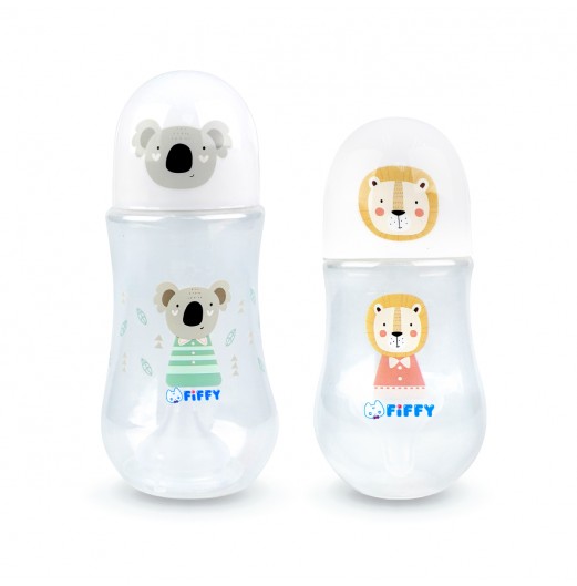 FIFFY PP WIDE NECK BOTTLE 250ML + 360ML (98-05-002)
