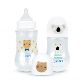 FIFFY PP WIDE NECK BOTTLE 250ML + 360ML (98-05-002)