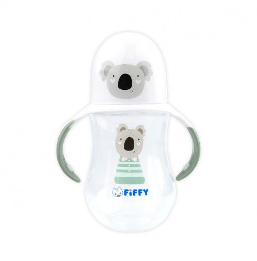 FIFFY PP WIDE NECK BOTTLE 250ML + HANDLE (98-05-004)