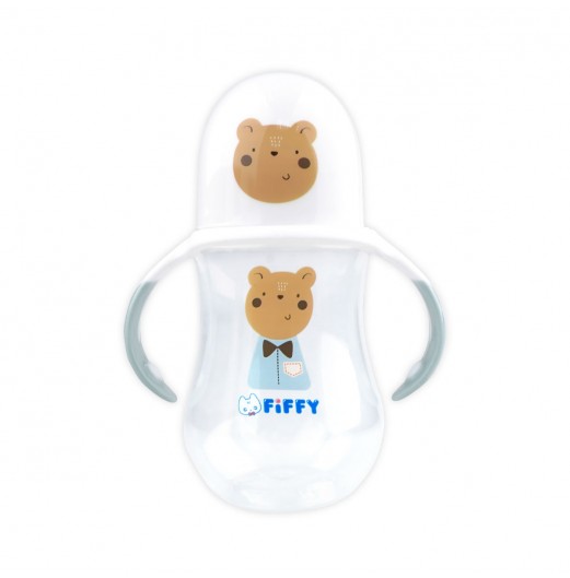 FIFFY PP WIDE NECK BOTTLE 250ML + HANDLE (98-05-004)