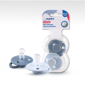 FIFFY SILICONE SYMMETRICALPACIFIER X 2'S (98-05-009)