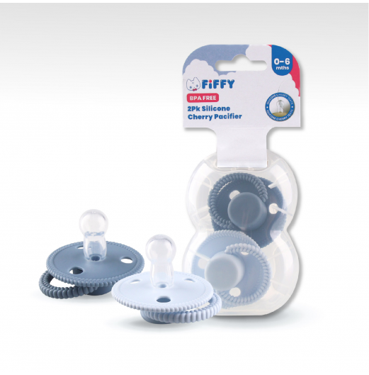 FIFFY SILICONE SYMMETRICALPACIFIER X 2'S (98-05-009)