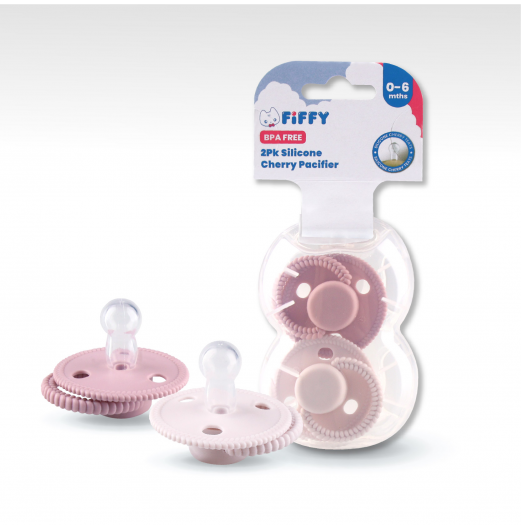 FIFFY SILICONE SYMMETRICALPACIFIER X 2'S (98-05-009)