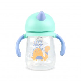 FIFFY PP SILICONE STRAW CUP WITH HANDLE 240ML (98-05-016)